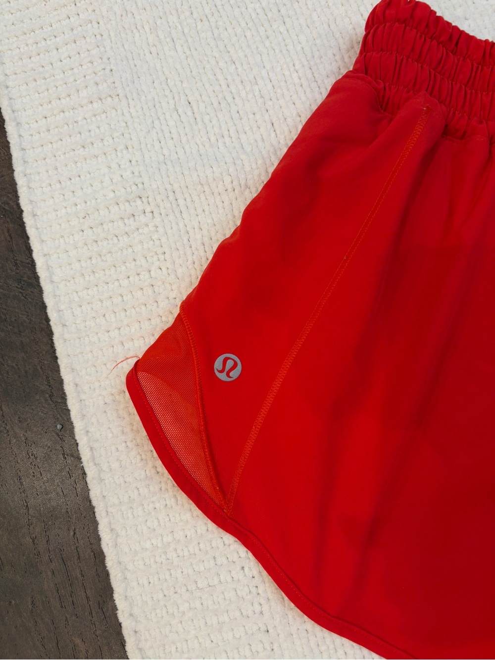 Lululemon Red Orange Hotty Hot Shorts 🫧 - Picture 4 of 7